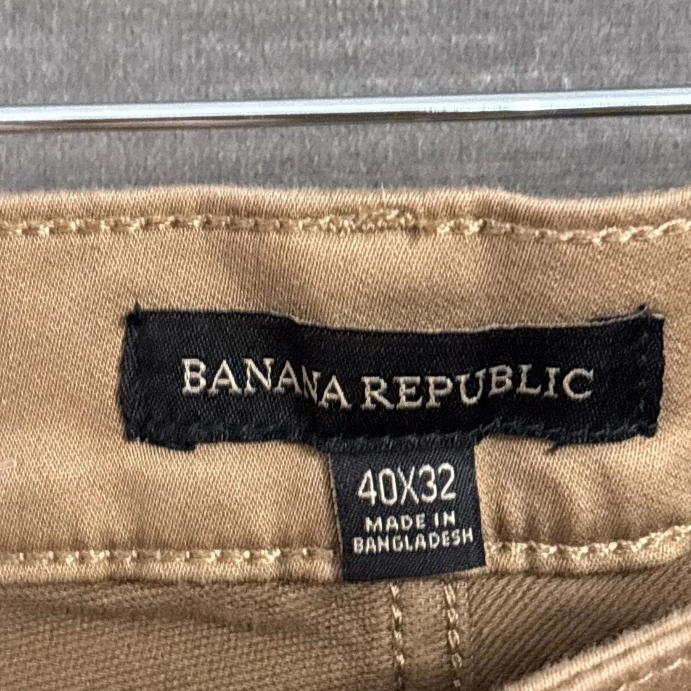 Banana Republic Pants 40x32 Brown Tan 5 Pocket Stretch Classic Casual Work‎ NEW